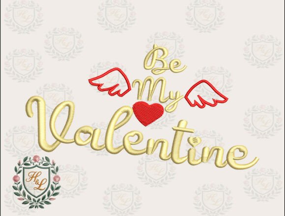 Be My Valentine Embroidery Files