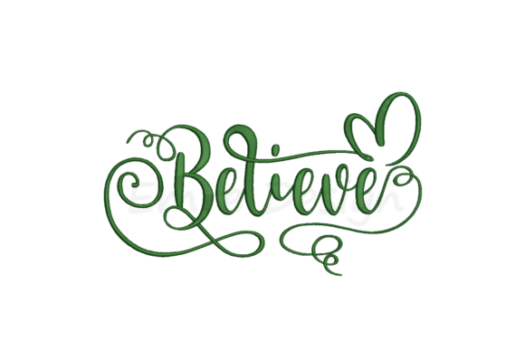 Believe Embroidery, Christmas Love