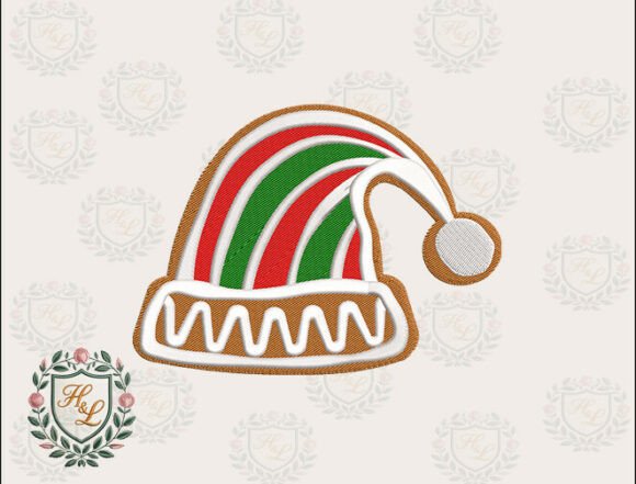 Cookie Elf Hat Embroidery Files