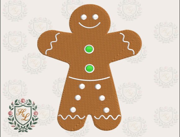 Gingerbread Man Embroidery Files