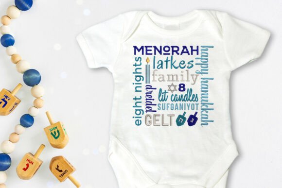 Hanukkah Subway Art Embroidery