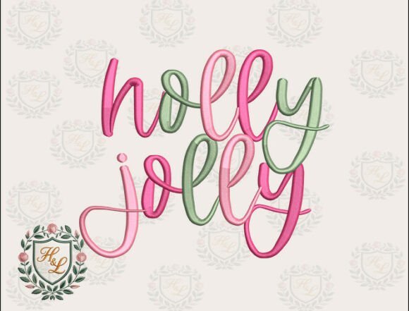 Holly Jolly Embroidery Files