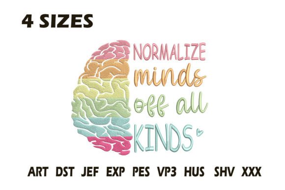 Normalize Minds Embroidery