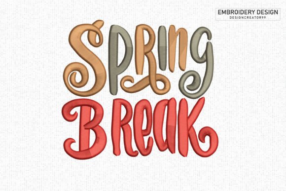 Spring Break Embroidery Review